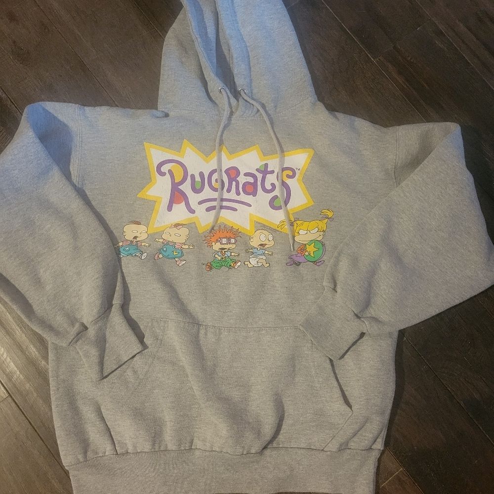 Medium  Life Authentic Apparel Grey Rugrats Sweatshirt